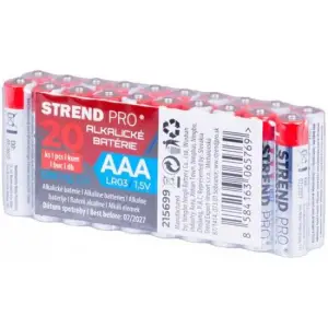 Set 20 baterii alcaline Strend Pro, LR03, AAA, 1.5 V - 