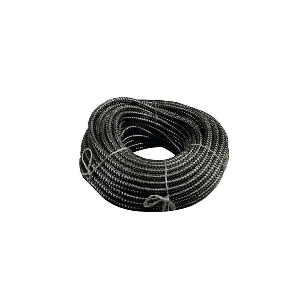 Tub flexibil tip copex metalic cu izolatie PVC, Horoz Black, diametru 21 mm, lungime 50m, galvanizat - 