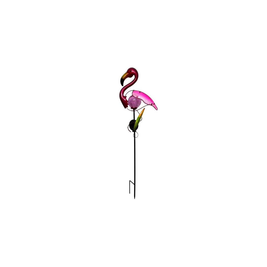 Lampa solara Flamingo Metal, Inaltime 81 cm - 