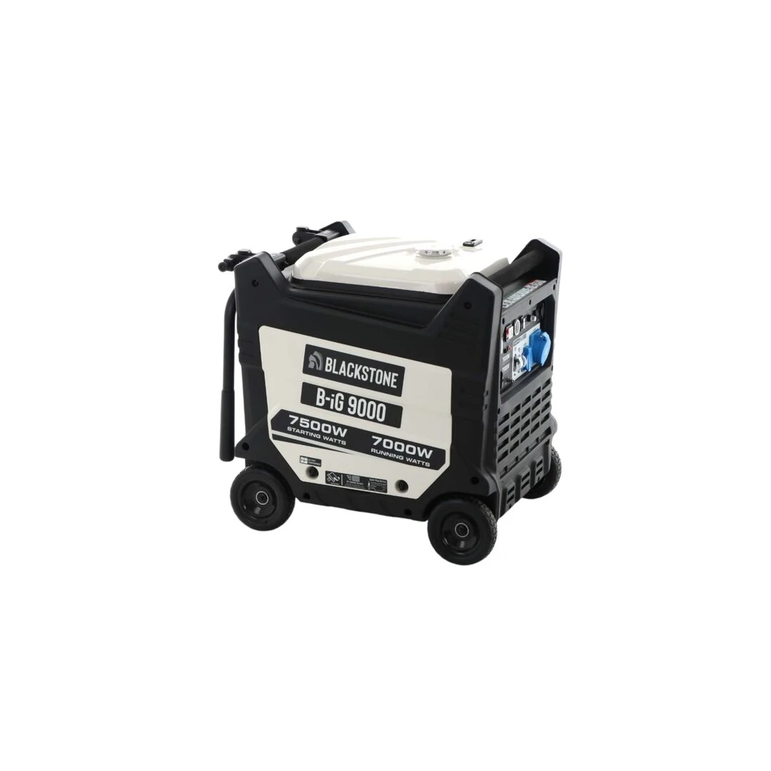 Generator pe benzina tip inverter Blackstone Bi-G9000, 7.5 kW, 4 timpi, Monofazat, Pornire electrica, 70 dB - 