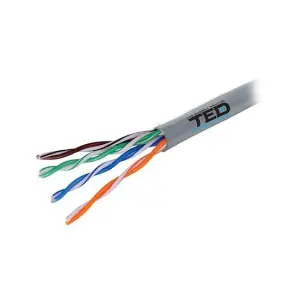 Cablu FTP, categoria 5, cupru 0.5mm, lungime 305 m - 