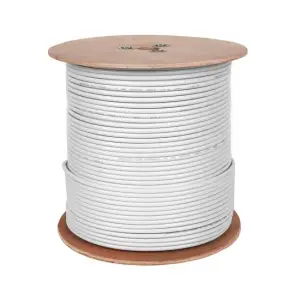 Cablu coaxial cupru 1 mm, lungime 305 m, Ecranaj impletitura 8x16 fire - 