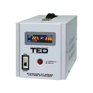 Stabilizator automat de tensiune 5000VA/3000W, sinus pur, 140V-260V - 