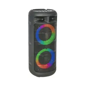 Boxa portabila 200 W, Bluetooth, USB, Micro-SD, AUX, Mic, 18x18x40 cm - 
