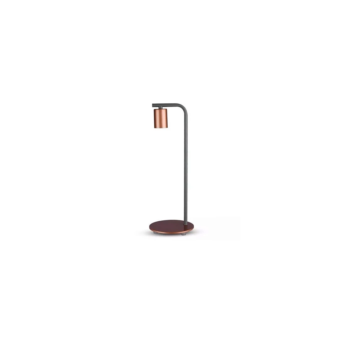 Lampa de birou Bronz E27, max 60W, Metal, Inaltime 420 mm - 