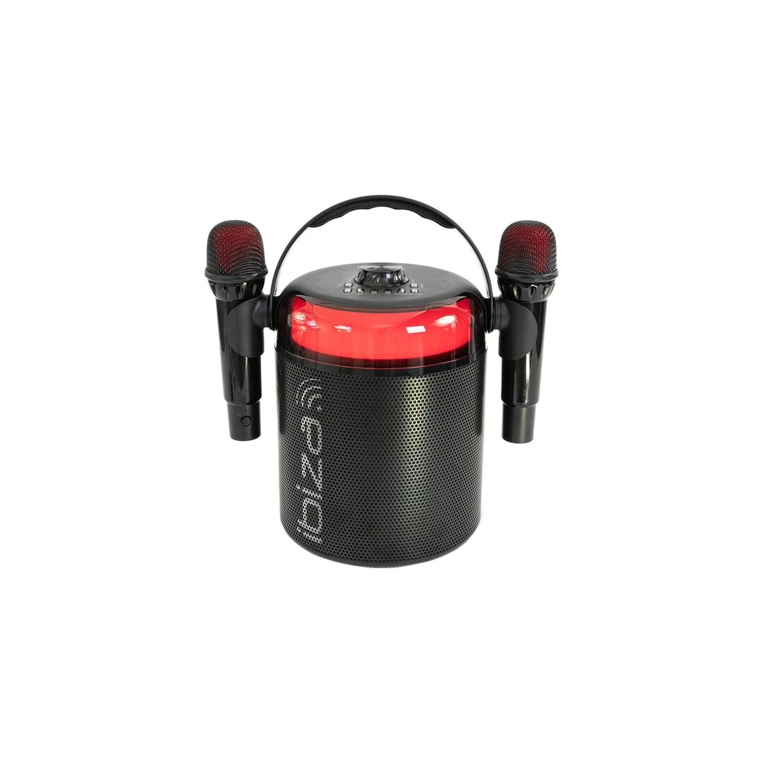 Boxa portabila Karaoke, 2x Microfoane, BT/USB/MSD/AUX, 120W, 260 x 270 x 220 mm - 