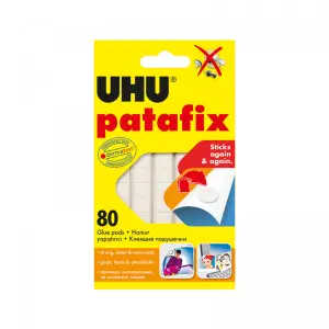 UHU Patafix lipici alb din plastic - 80 buc / pachet - 