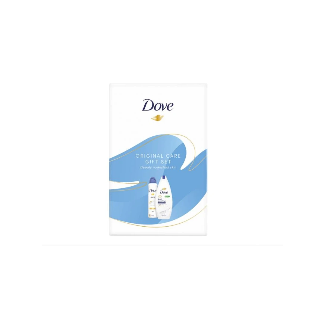 Set Dove Nourishing: Antiperspirant spray, 150 ml + Gel de dus, 250 ml - 