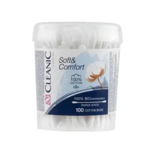 Betisoare igienice Cleanic Soft & Confort 100 buc - 