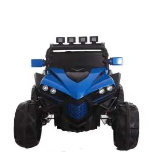 UTV electric pentru copii GForce cu 4 motoare si roti din spuma EVA – Albastru - 