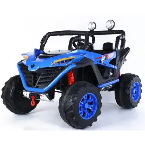 Masinuta electrica copii cu roti EVA si 4 motoare - HS988 Albastru - 
