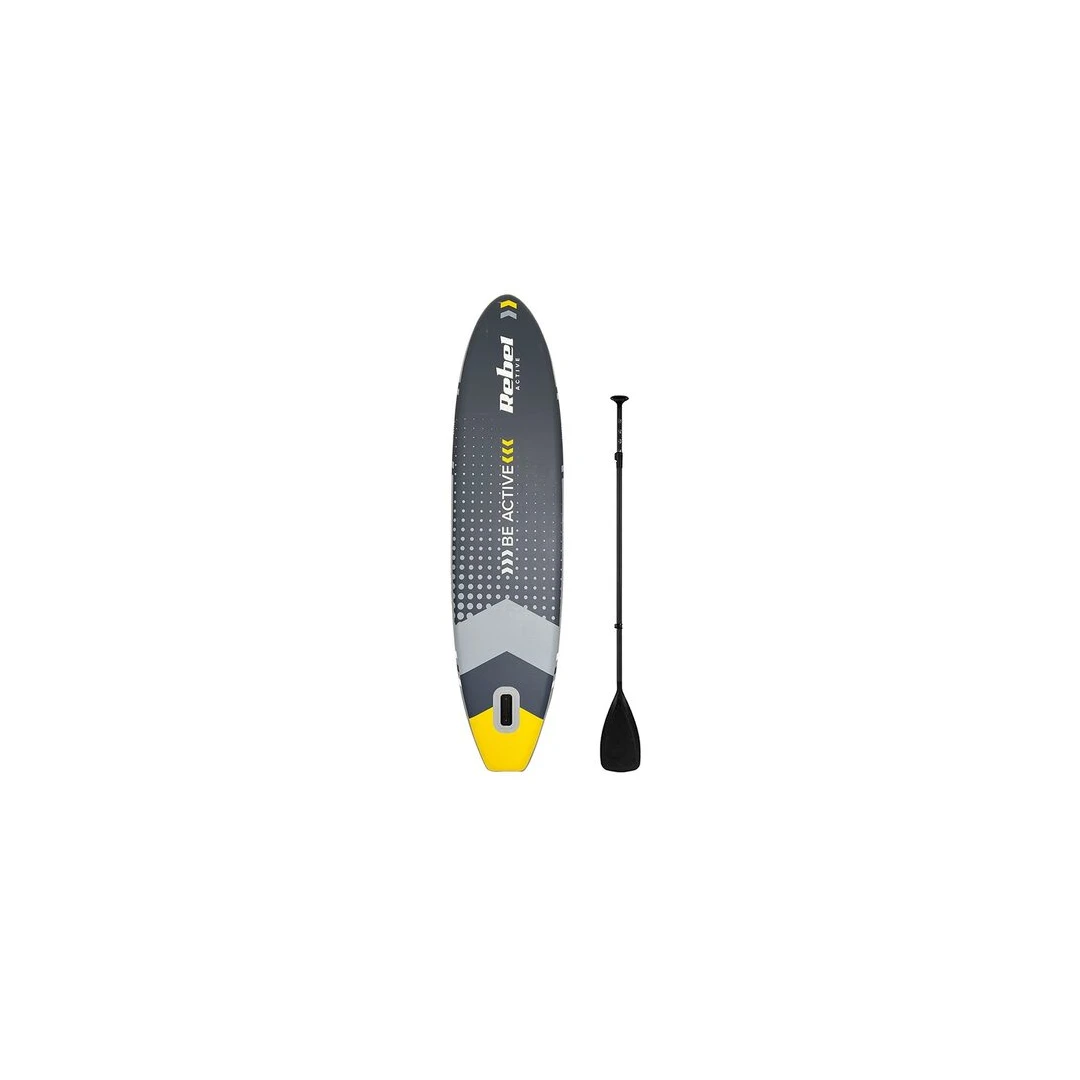 Paddleboard gonflabil, Rebel Active, dimensiuni 350x80x15 cm, Aripa centrala detasabila, glisabila - 