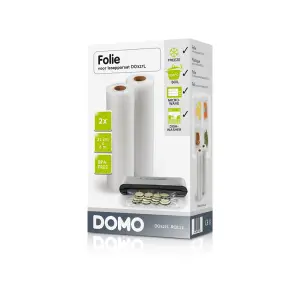 Rola,folie pentru aparatul de vidat Domo DO327L ,22cm x 6m, 2 role, DO327L-rol22 - 