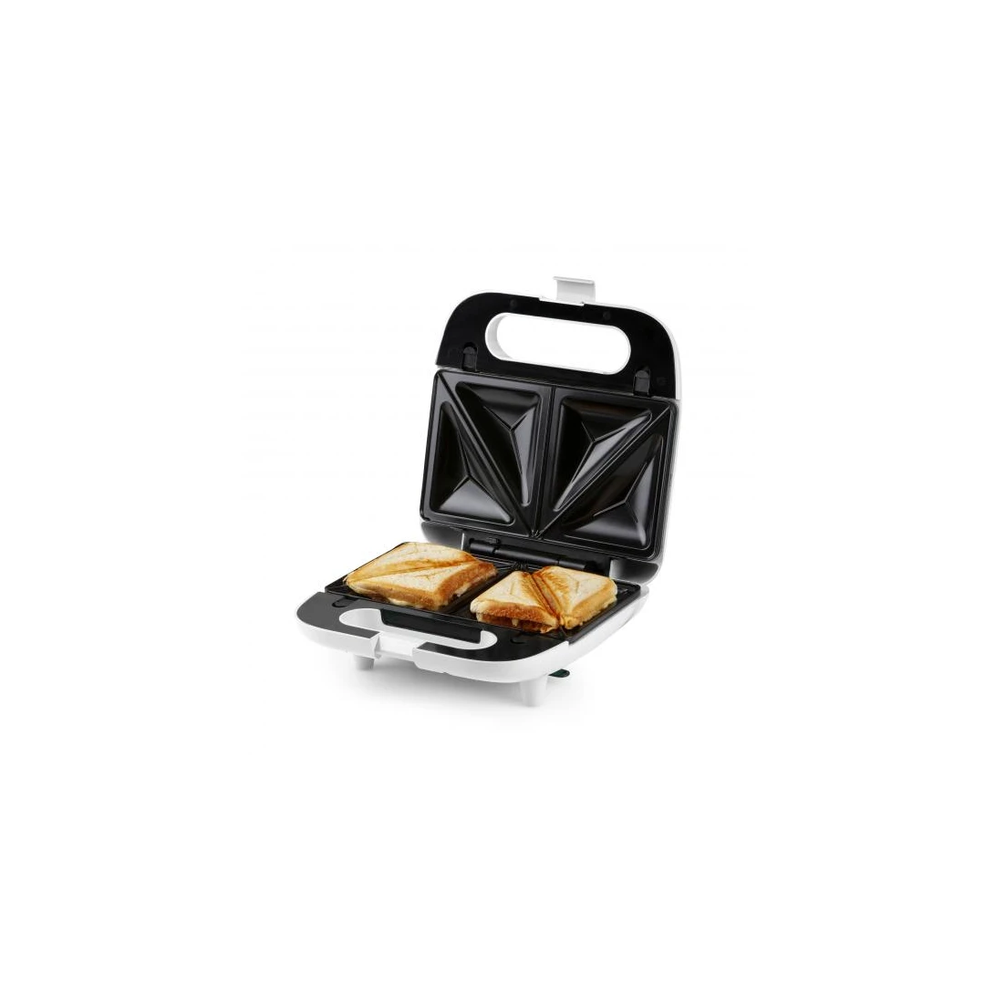 Aparat de sandwich 3 in 1 Domo DO1090C cu placi interschimbabile, pentru pregatire sandwich, grill sau waffe, 750 W - 
