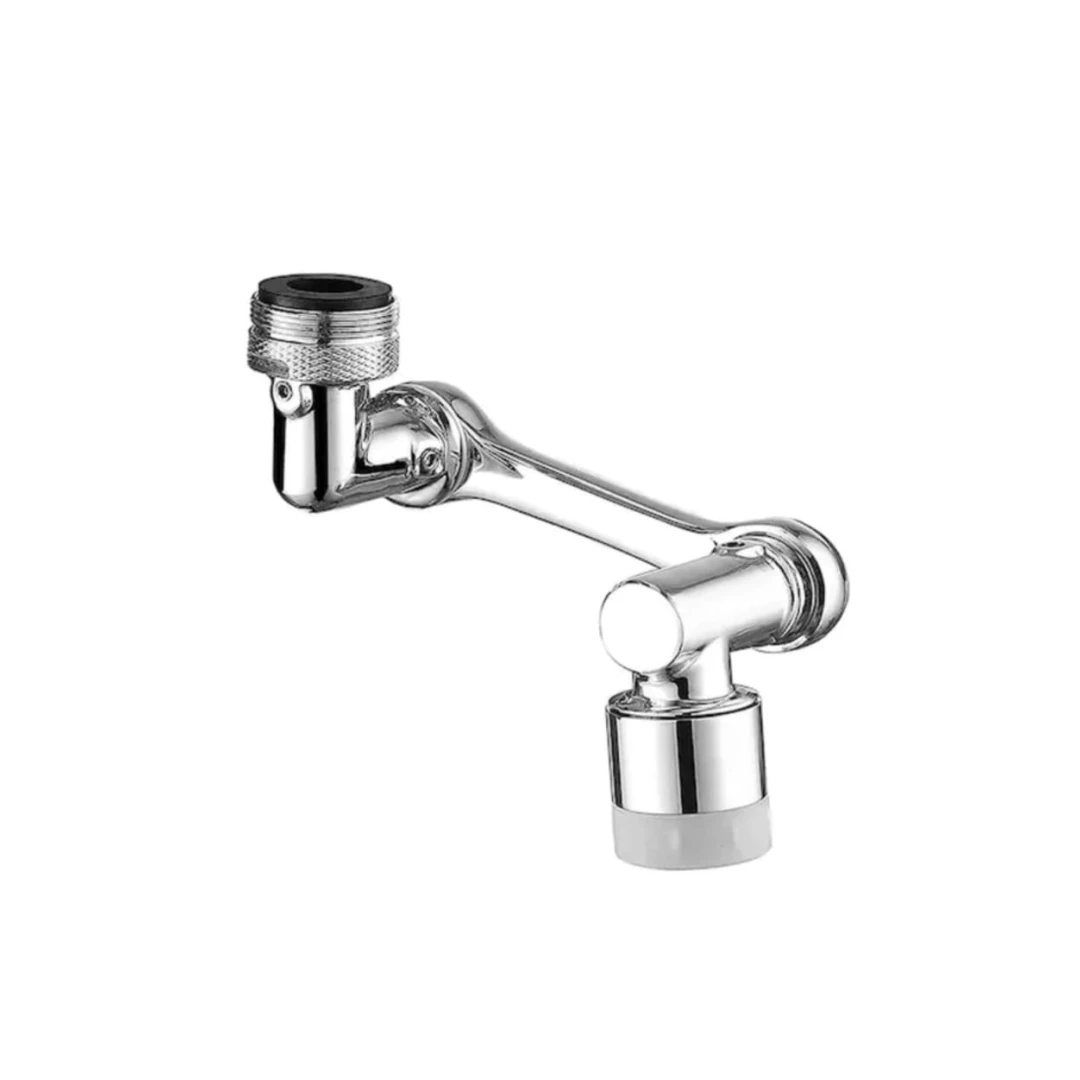 Adaptor prelungitor pivotant flexibil robinet,ABS ,otel ;functii multiple - 