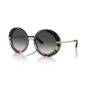 Ochelari de soare Dolce&Gabbana DG4393 34008G, plastic, negru, motiv floral - <p>made in Italy</p>
<p>garantie 2 ani</p>