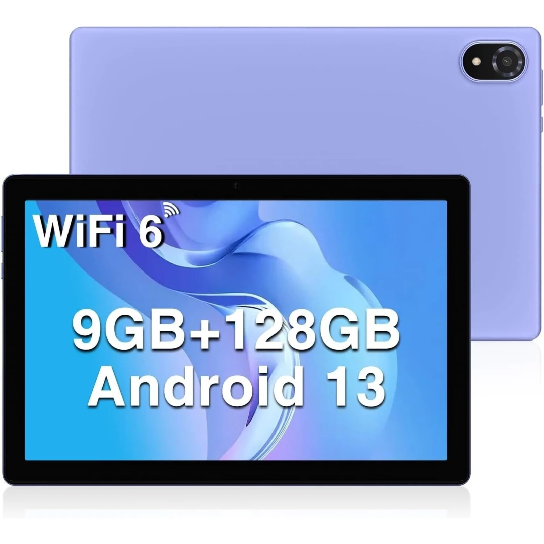 Tableta Doogee U10 Purple, 10.1" IPS HD, Android 13, 9GB RAM (4+5), 128GB ROM, Quad Core RK3562, 5060 mAh, wifi6, TÜV, Aplicatii Copii - 