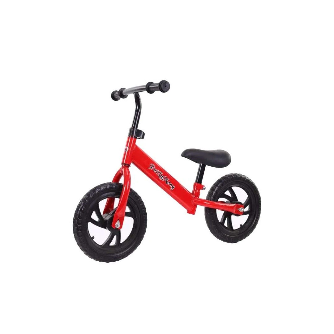Bicicleta de echilibru fara pedale pentru incepatori,  2 - 5 ani, Rosu - 