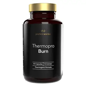 Thermopro, supliment alimentar pentru arderea grasimilor, slabire cu 15 ingrediente, produs termogenic 45 de capsule - 