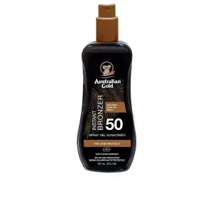 Spray-gel pentru accelerarea bronzului, Australian Gold Sunscreen spray gel with instant bronzer SPF50, 237 ml - 