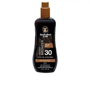 Spray-gel pentru accelerarea bronzului, Australian Gold Sunscreen spray gel with instant bronzer SPF30, 237 ml - 