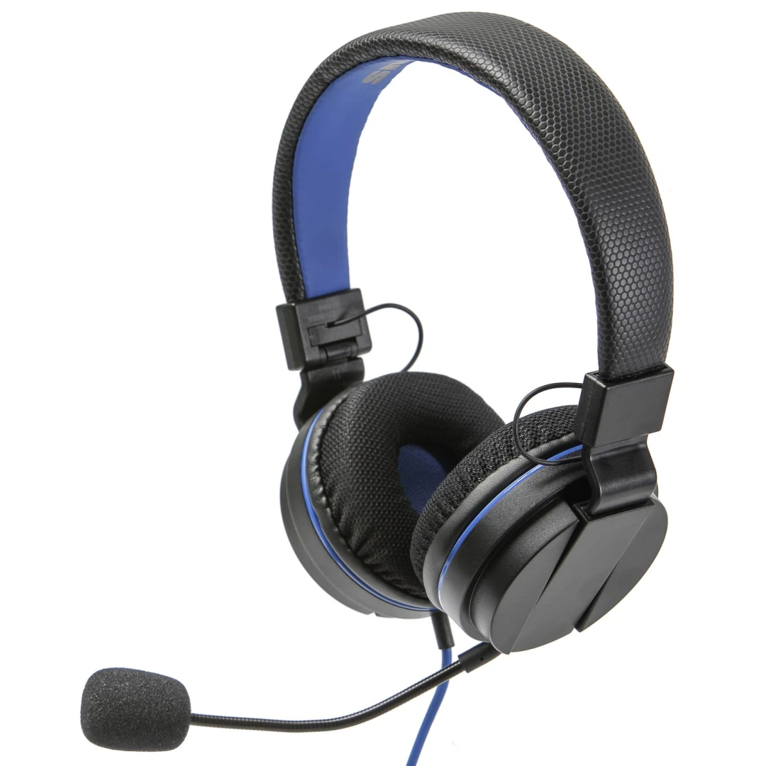 Head:Set 4 Casti cu microfon pentru PS4 Negru| Albastru - 