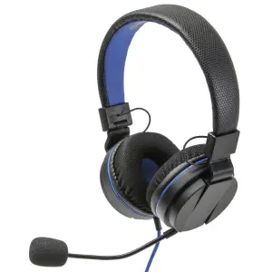 Head:Set 4 Casti cu microfon pentru PS4 Negru| Albastru - 