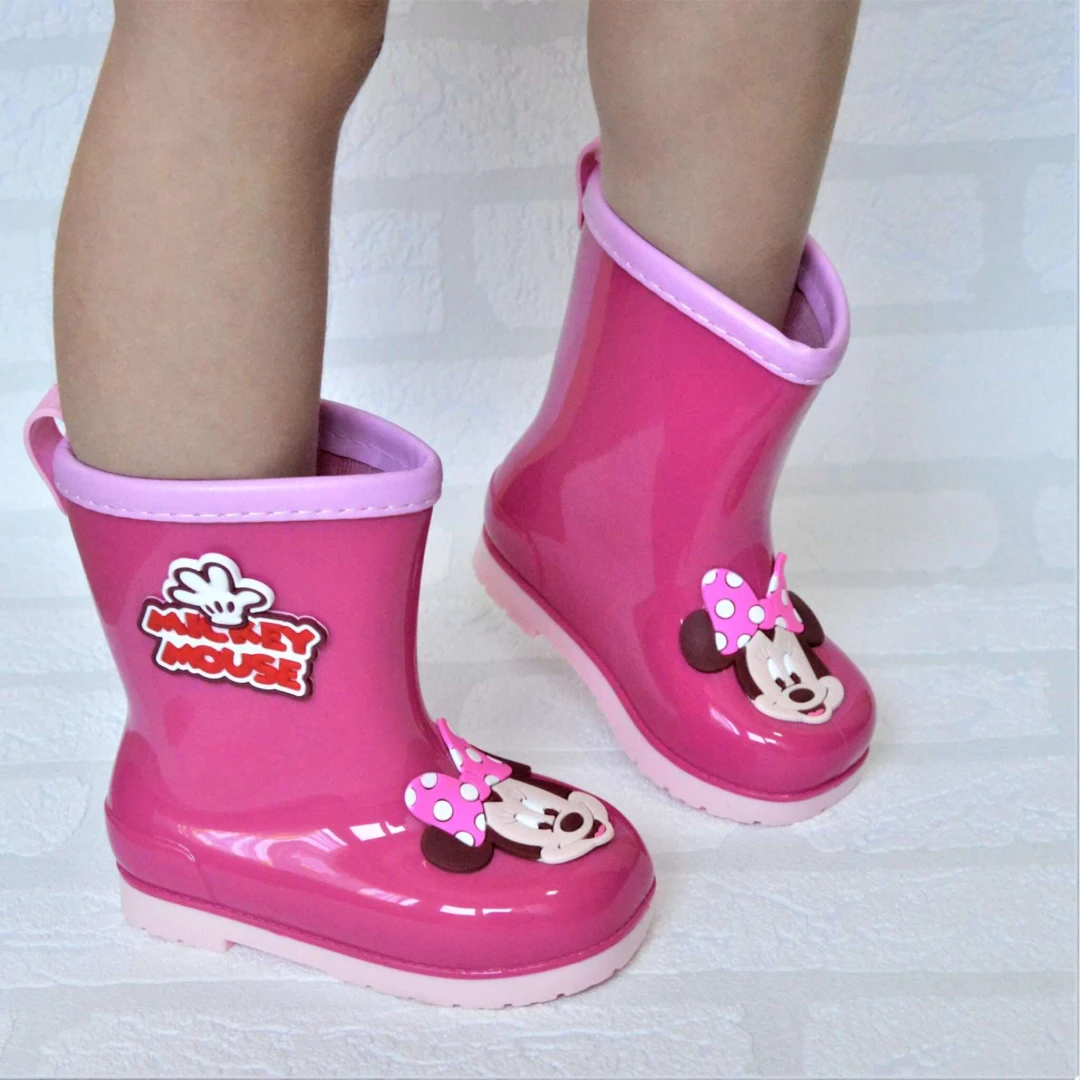 Cizme cauciuc de ploaie pentru fete, Minnie Mouse,  roz - <p>Cizme de cauciu ideale pentru zilele ploioase.</p>
<p>Exterior: cauciuc</p>
<p>Talpa: Material sintetic</p>