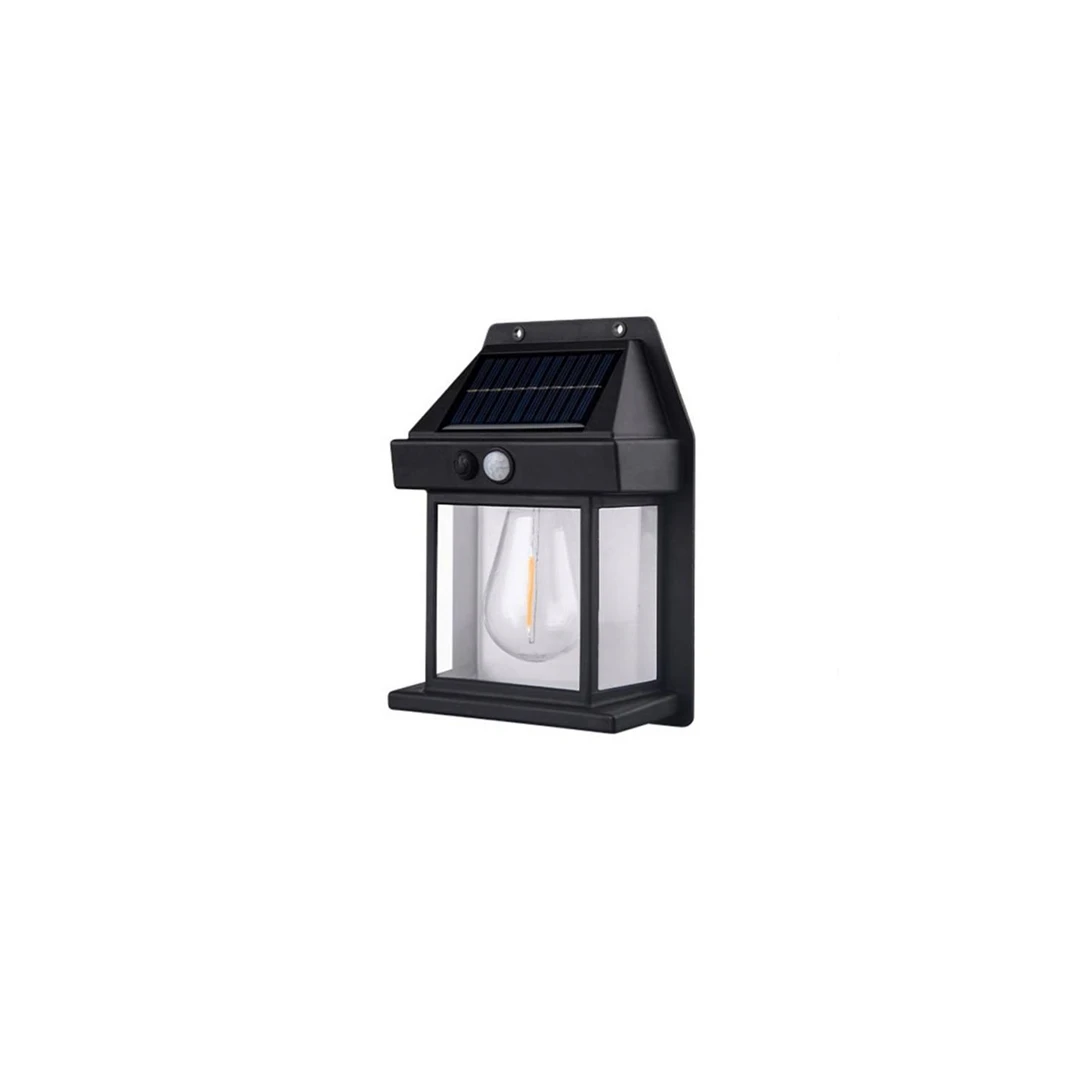 Lampa solara de exterior,IdeallStore®, senzor de miscare si 3 moduri de lumina , 17 cm - 
