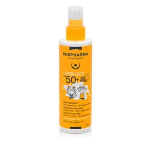 Spray pentru copii cu protectie solara foarte ridicata, 200 ml - UVEBLOCK� SPF 50+ Spray Kids - 