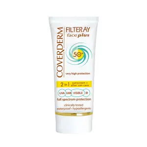 Filteray Face Spf 50 Dry/Sensitive, fara nuanta, 50 ml, Coverderm - 