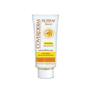 Filteray Face Spf 40, 50 ml, Soft Brown, Coverderm - 