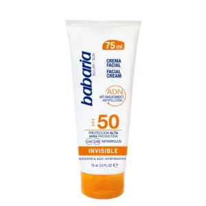 Crema faciala cu protectie solara SPF 50 Invisible Effect, 75 ml, Babaria - 