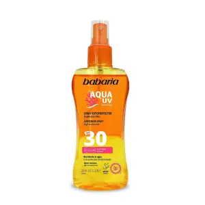 Spray pentru corp cu protectie solara SPF 30 Aqua UV, 200 ml, Babaria - 