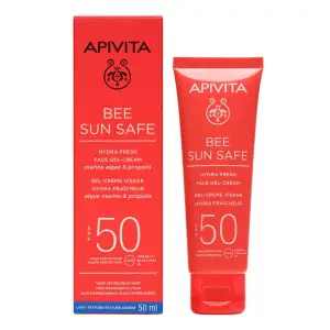 Crema-gel protectie solara pentru ten SPF50 Bee Sun Safe, 50 ml, Apivita - 