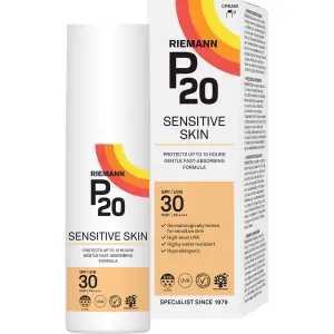 Crema de fata si corp pentru pielea sensibila cu SPF30 Sensitive, 100 ml, Riemann P20 - 