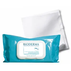 Servetele umede de curatare pentru copii ABCDerm, 60 buc, Bioderma - 