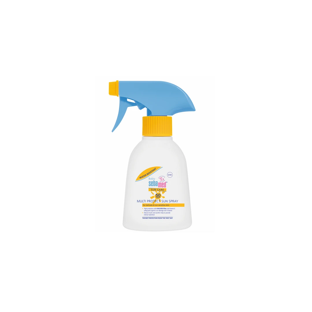 Spray dermatologic pentru protectie solara SPF 50, Sun Care Baby, 200 ml, Sebamed - 