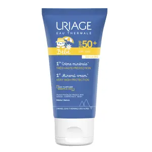 Crema minerala pentru protectie solara cu SPF 50+ 1ere Bebe, 50 ml, Uriage - 