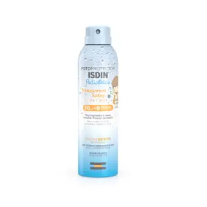 Spray transparent Wet Skin pentru copii, SPF50, 250 ml, ISDIN Pediatrics - 