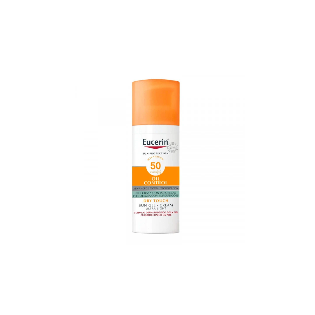 Crema gel cu protectie solara cu efect de control al sebumului SPF 30+ Sun Protection, 50 ml, Eucerin - 
