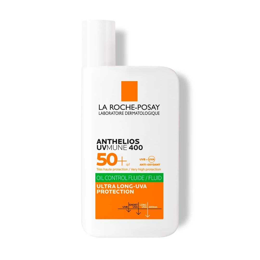 Fluid Oil Control cu SPF 50+ pentru fata Anthelios UVmune 400, 50 ml, La Roche-Posay - 