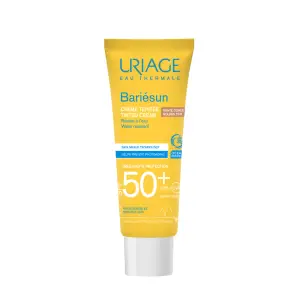 Crema colorata pentru protectie solara SPF50+ Bariesun, 50 ml, Gold, Uriage - 