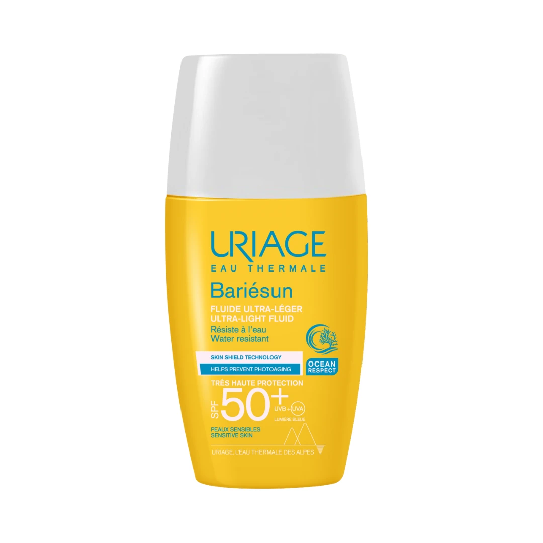 Fluid lejer cu protectie solara SPF50+ Bariesun, 30 ml, Uriage - 
