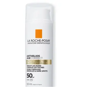 Crema de fata cu protectie solara SPF50 anti-imbatranire Anthelios Age Corect, 50 ml, La Roche Posay - 