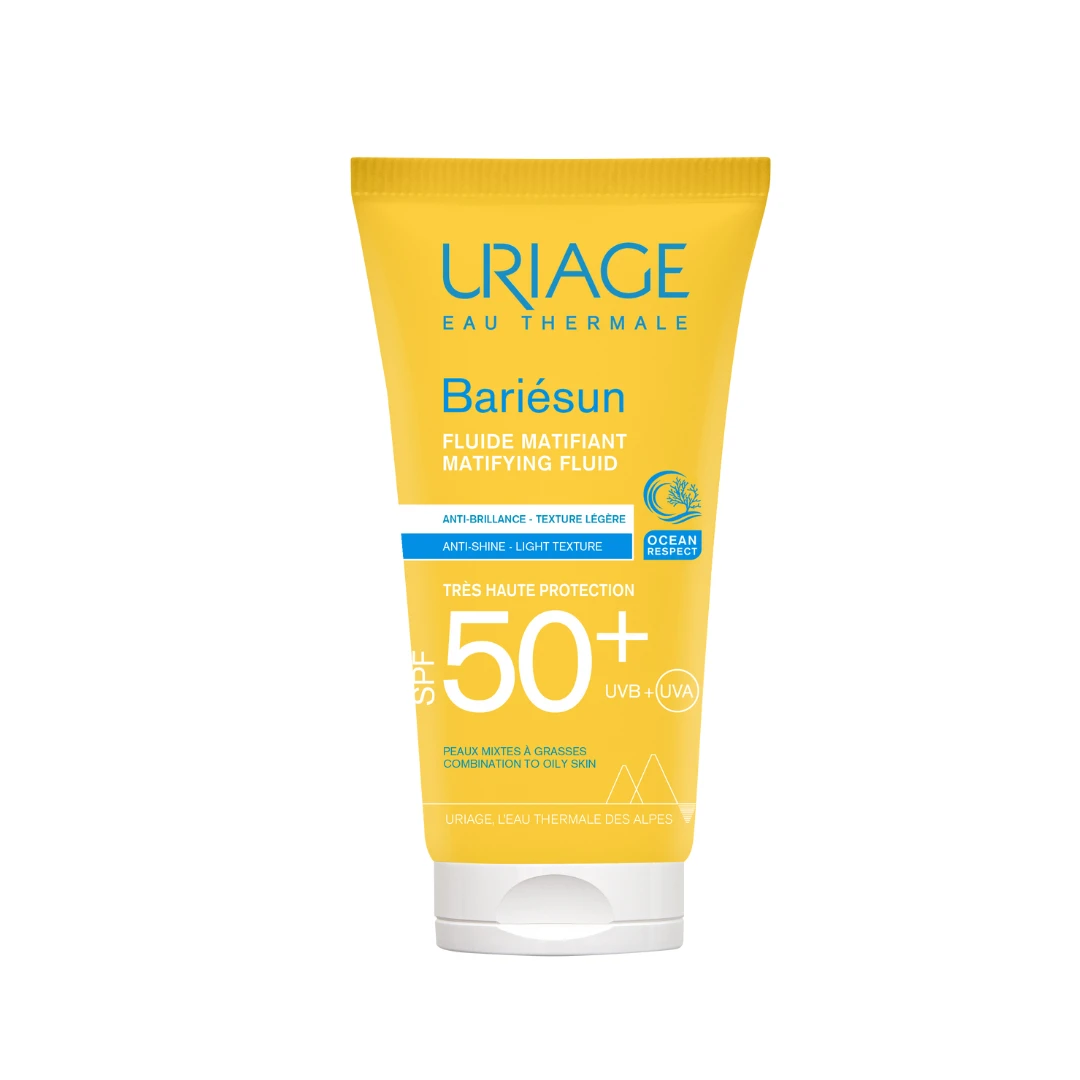 Fluid Mat cu protectie solara SPF50+ Bariesun, 50 ml, Uriage - 
