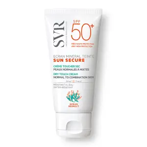 Crema nuantatoare piele normala mixta SPF 50+ Sun Secure Ecran Mineral Teinte, 50 ml, SVR - 