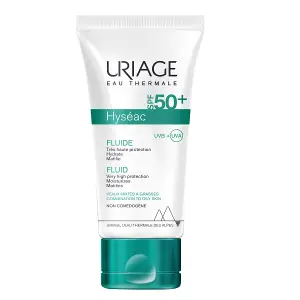 Fluid protectie solara Hyseac SPF 50+, 50 ml, Uriage - 