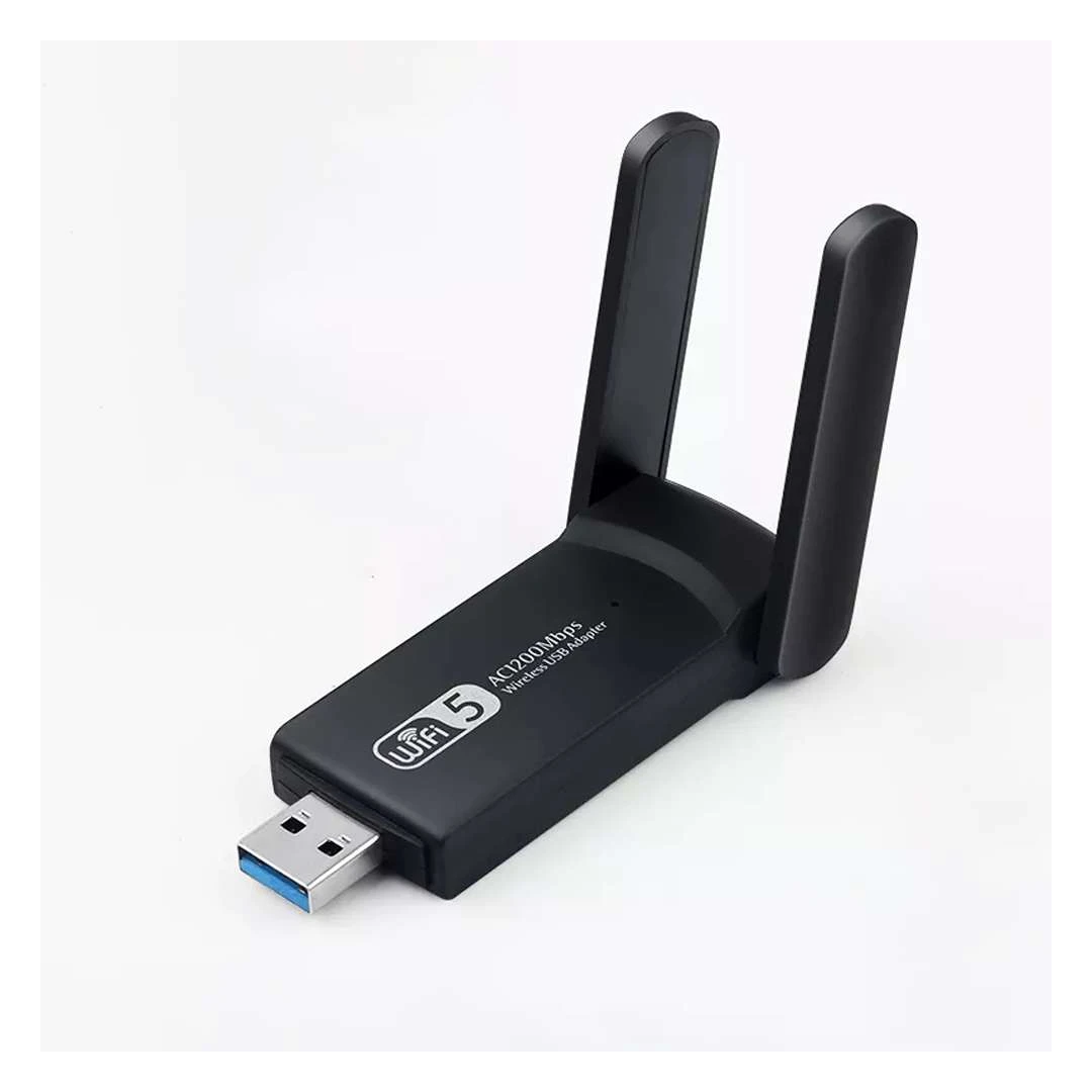 Adaptor Wireless Extender Qeno® USB3.0, 1200 Mbps, Amplificator Semnal Range 5Dbi Wifi, Banda Duala 2.4Ghz- 5 Ghz, 10M Acoperire, WiFi Ethernet, Negru - Descoperă Adaptorul Wireless Extender Qeno® USB 3.0, cu o viteză de transfer de până la 1200 Mbps, oferind o conexiune rapidă și stabilă la internet