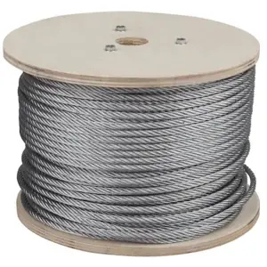 Cablu, Evotools, otel zincat, 4 mm diametru, 100 m - 